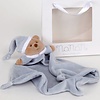 Nanan: Baby Accessoires Puccio licht blauwe beer knuffeldoek - Nanan