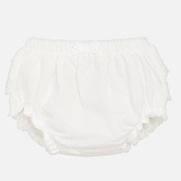Elastisch luierbroekje voor meisje (off white) - Mayoral