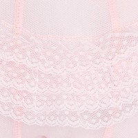 Roze maillot met ruches - Mayoral