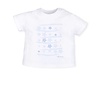 Wit t-shirt met sterren print - Tutto Piccolo