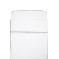 Wieglaken wit (Chevron White) - Poetree kids