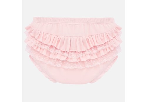 Roze broekje met ruches - Mayoral 