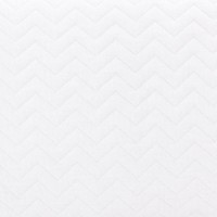 Aankleedkussenhoes wit (Chevron White) - Poetree Kids