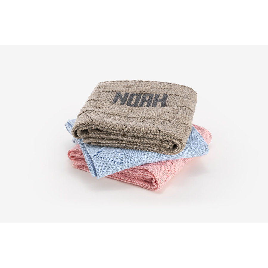 Set: gepersonaliseerde deken & gepersonaliseerde muts