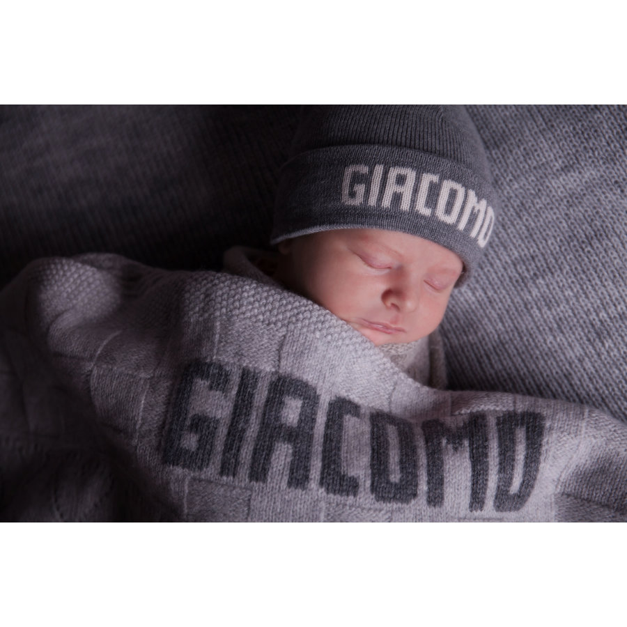 Set: gepersonaliseerde deken & gepersonaliseerde muts