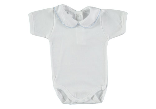 Body/romper kraag (lichtblauw) Babidu 