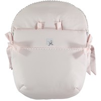Roze Maxi-Cosi hoes met kant (incl. voetenzak) - GBB