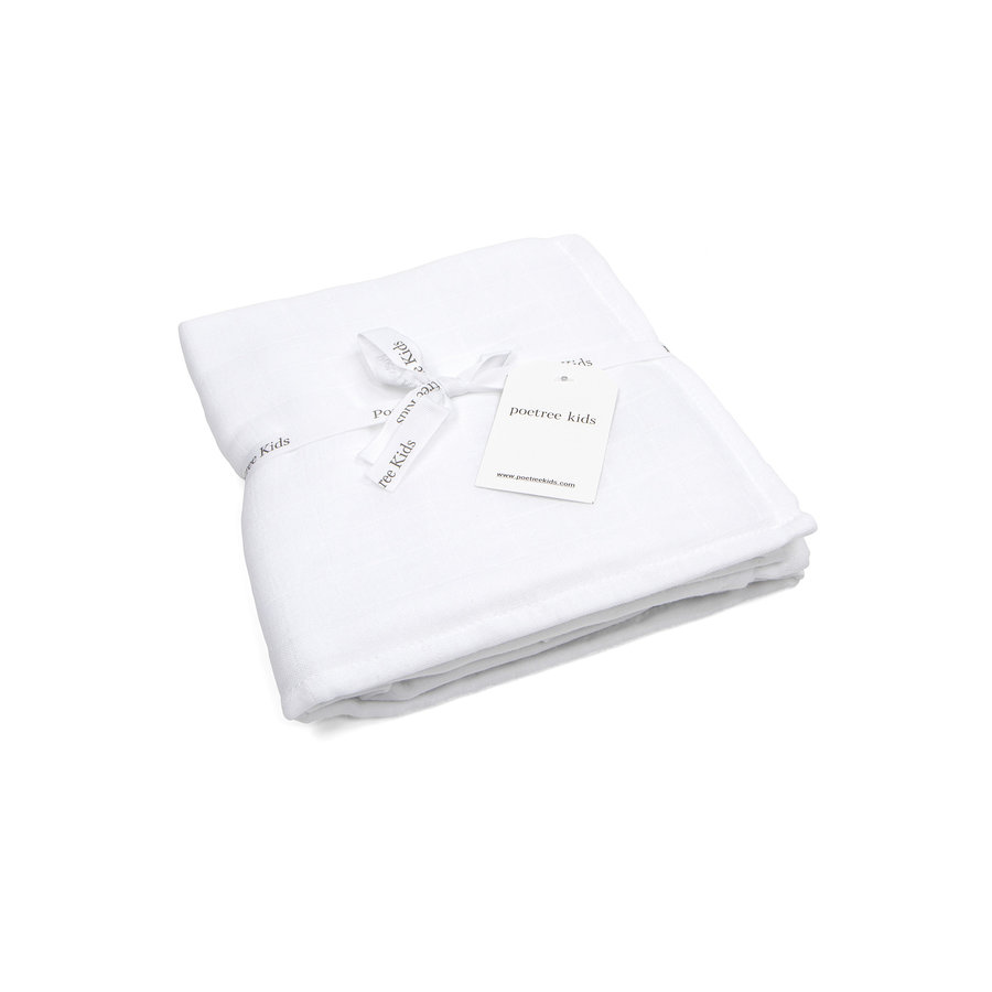 Swaddle doek (White) - Poetree Kids