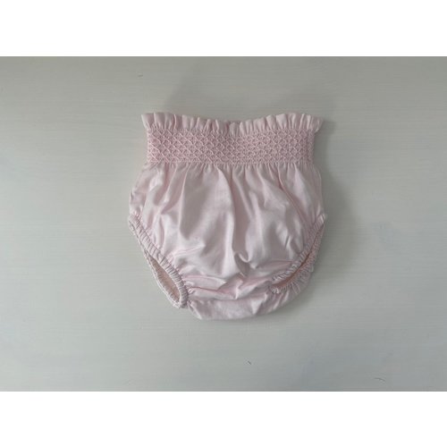 Roze broek met borduursel 