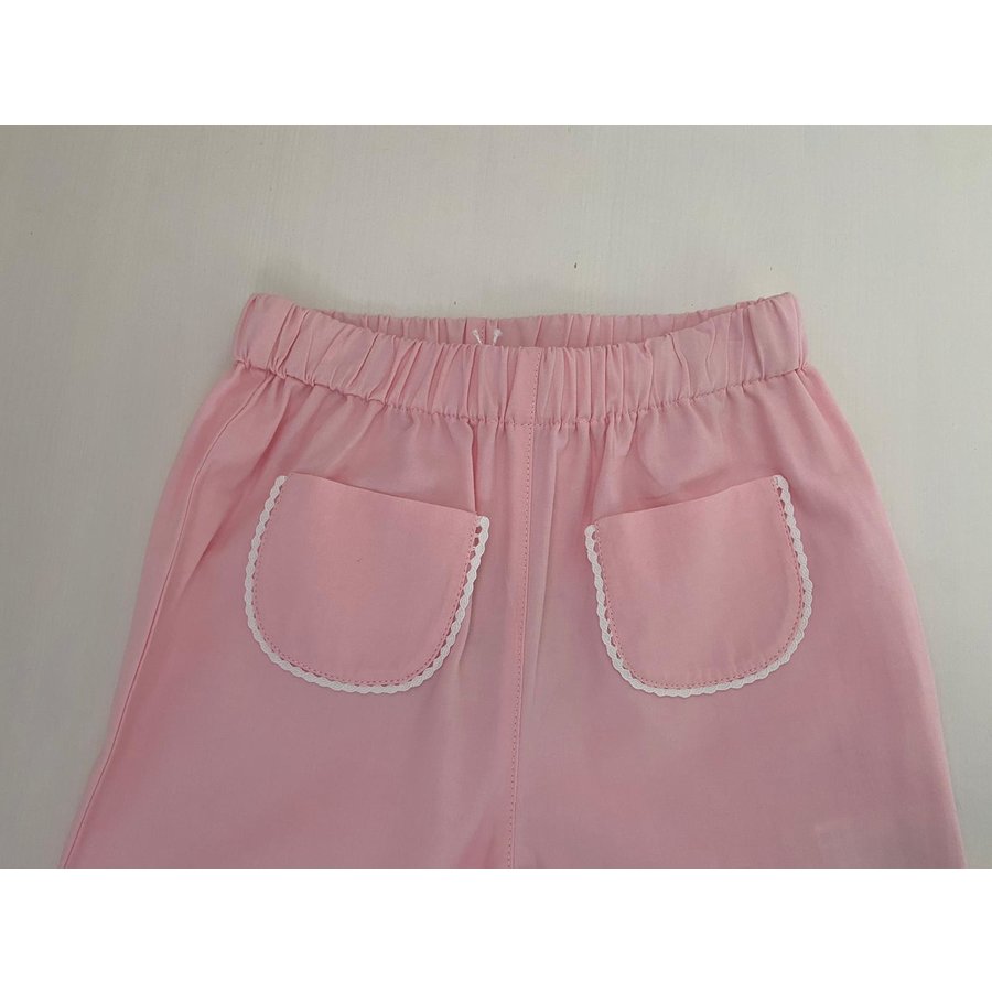 Roze broek met witte strikjes - Patachou