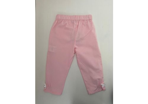 Roze broek met witte strikjes - Patachou 