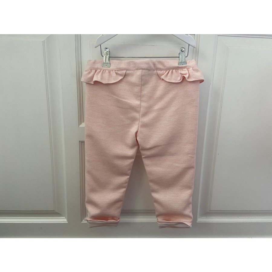 Roze broek met schulprand - Patachou