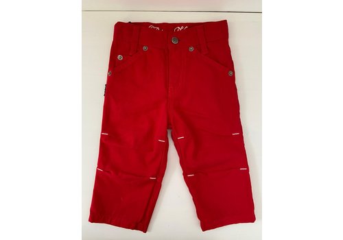 Rode broek met witte details 