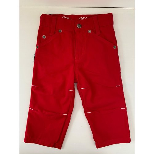 Rode broek met witte details 