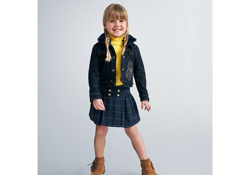 Spijkerjasje met stik (navy) - Mayoral 