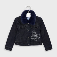 Spijkerjasje met stik (navy) - Mayoral