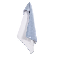 Wikkeldeken blauw (Chevron Denim Blue) - Poetree Kids