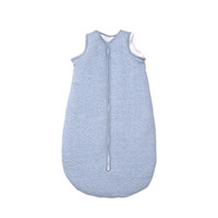Slaapzak 90cm Blauw (Chevron Denim Blue) - Poetree Kids