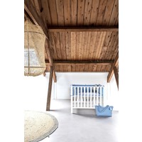 Boxomrander blauw (Chevron Denim Blue) - Poetree Kids