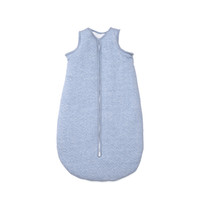 Slaapzak 70cm Blauw (Chevron Denim Blue) - Poetree Kids