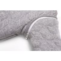 Slaapzak 70cm Grijs (Chevron Light Grey Melange) - Poetree Kids