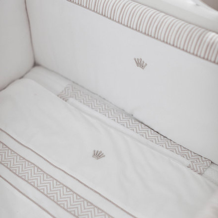 Ledikant laken set (beige) - First (My First Collection)