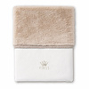 First (My First Collection): Exclusieve Babykleding & Accessoires Deken met teddy voering (wit-beige) - First (My First Collection)