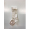 Patachou: Babykleding & Kinderkleding Sok met fluwelen strikje (off white) - Patachou
