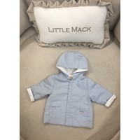 Jas met capuchon (blauw) - Pureté