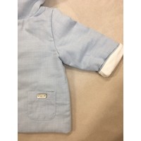 Jas met capuchon (blauw) - Pureté