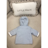 Jas met capuchon (blauw) - Pureté