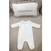 Babypakje met plooikraag (off white) - Pureté