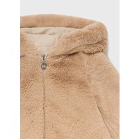 Zachte jas met capuchon (beige) - Mayoral