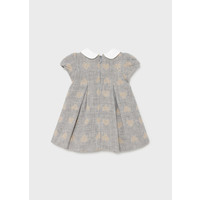 Jurk met witte kraag (grijs) - Mayoral