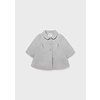 Mayoral: Babykleding & Kinderkleding Jas met strik op achterkant (grijs) - Mayoral