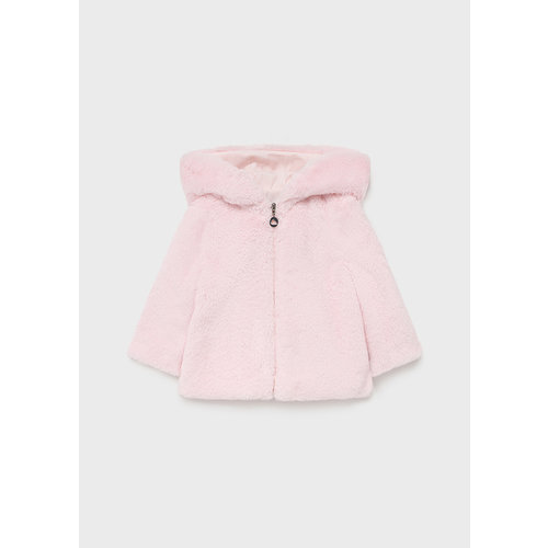 Zachte jas met capuchon (roze) - Mayoral 