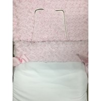 Buggy hoes (incl. voetenzak) met rozetvoering/kroon - Uzturre