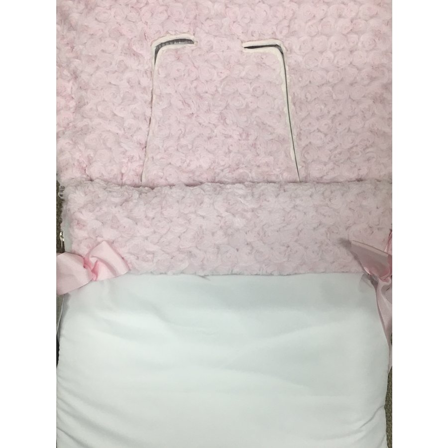 Buggy hoes (incl. voetenzak) met rozetvoering/kroon - Uzturre