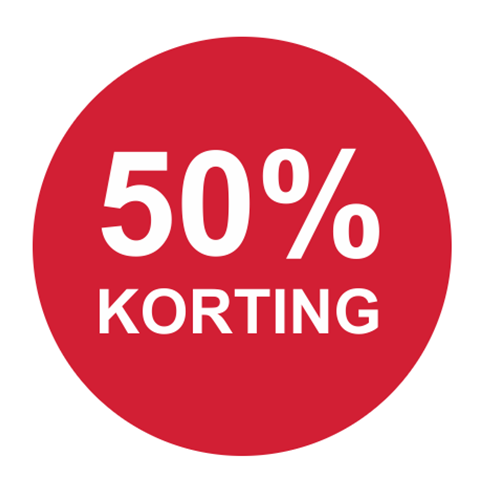 50% korting Boy