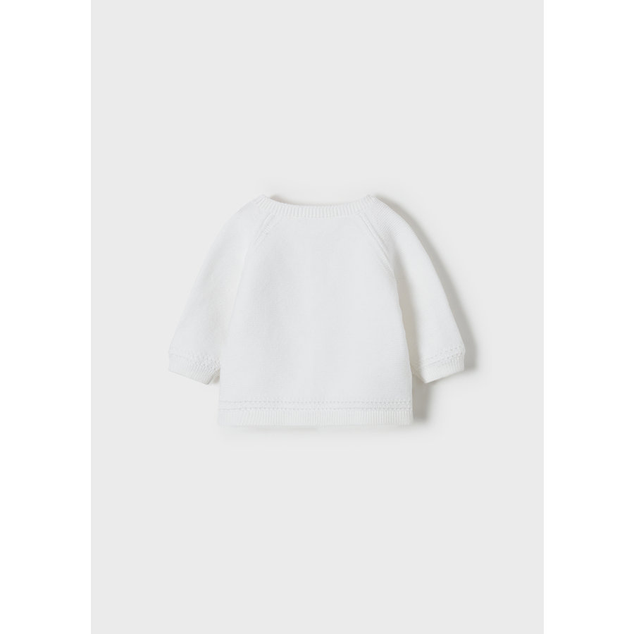 Gebreid vest (wit) - Mayoral