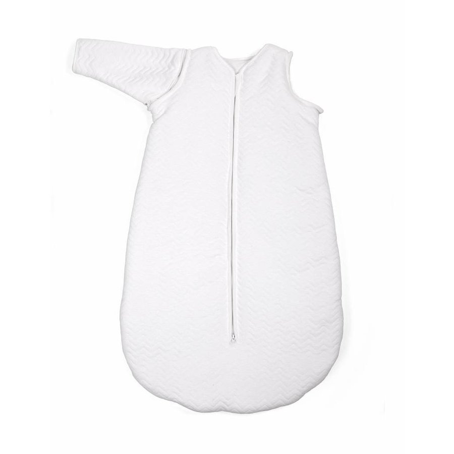Slaapzak 90cm Wit (Chevron White) - Poetree Kids