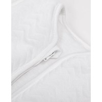 Slaapzak 90cm Wit (Chevron White) - Poetree Kids
