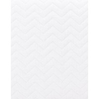 Slaapzak 90cm Wit (Chevron White) - Poetree Kids
