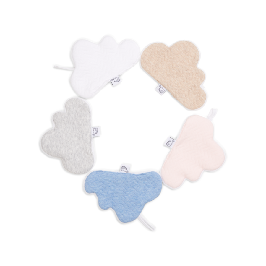 Speendoekje Cloud Wit (Chevron White) - Poetree Kids