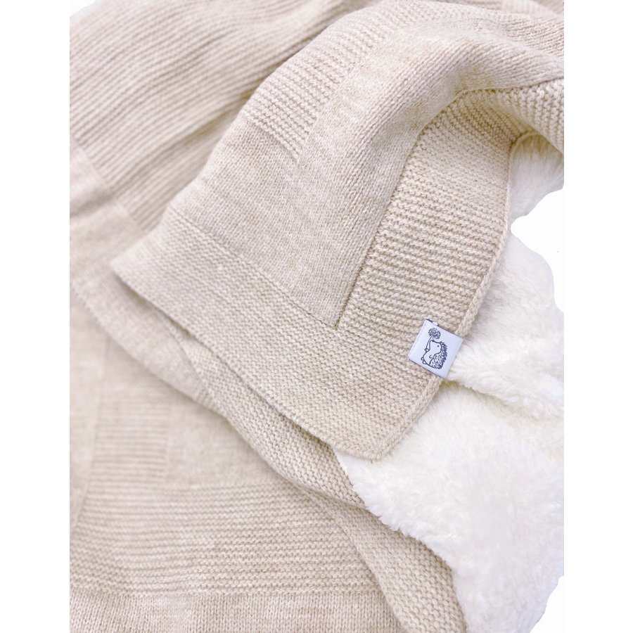 Wiegdeken Aspen Wolmix (Camel) - Poetree Kids