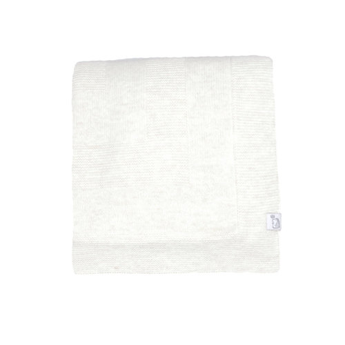 Wiegdeken Aspen Wolmix (Off white) - Poetree Kids 