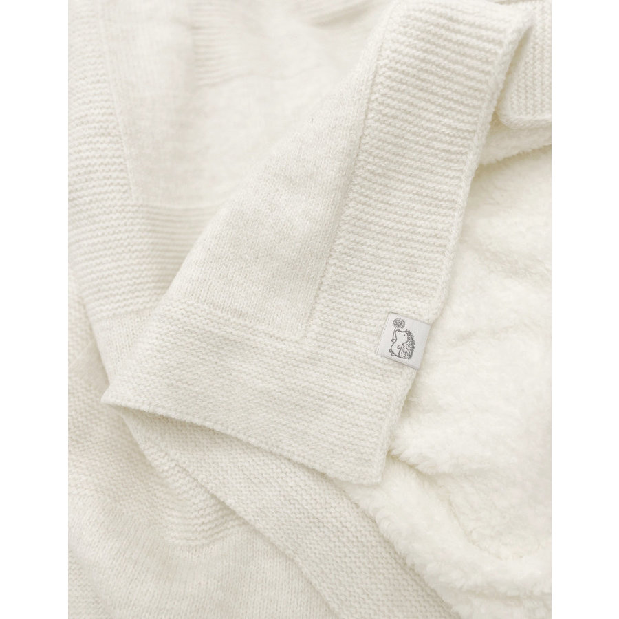 Wiegdeken Aspen Wolmix (Off white) - Poetree Kids