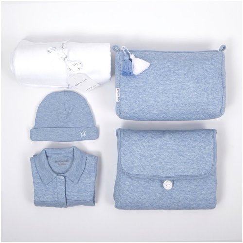 Chevron Denim Blue Collectie