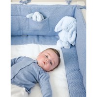 Babypakje (2 - Delig Babypakje Denim Blue) - Poetree Kids