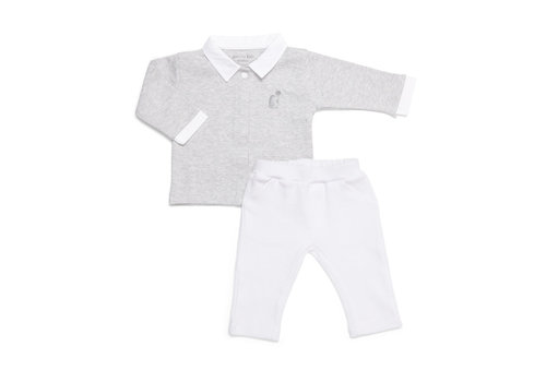 Babypakje (2- Delig  Light grey) - Poetree Kids 